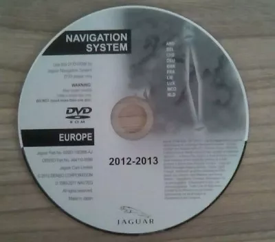 JAGUAR XF & XK SAT NAVIGATION 2012-2013 Europe Sat Nav Disc • £47.99