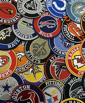 NFL Round 3” Patches Embroidered Iron On Baseball Sleeve Patch • $4.50