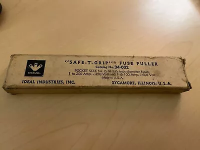 Vintage  Safe-T-Grip  Fuse Puller 34-002 Pocket Size - Ideal Industries • $15