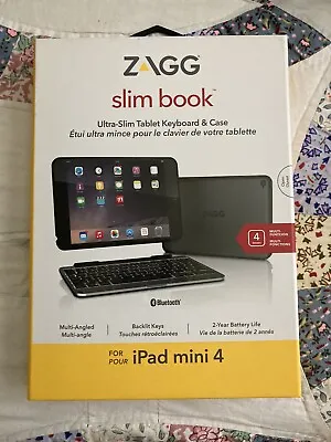 $12 • Buy Zagg Slim Book For IPad Mini 4, Keyboard EUC