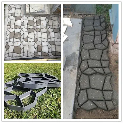 New DIY Garden Path Maker Mold Paving Cement Brick Mould Ornament Stone Road • $58.58