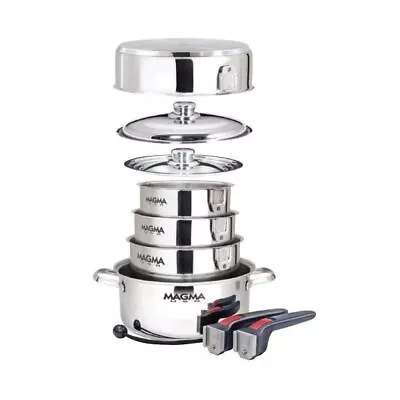 Magma Nestable 10-pc Induction Cookware #A10-360L-IND • $259.99