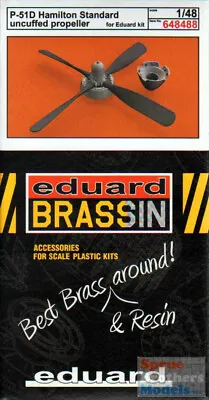 EDU648488 1:48 Eduard Brassin P-51D Mustang Hamilton Standard Uncuffed • $14.89