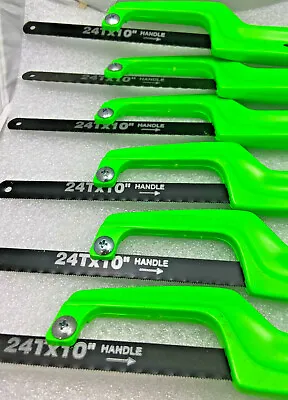 6 PCS  Stanley Mini Hacksaw With 10 X 24 Blade Metal & Woodwork Made In USA • $29.95