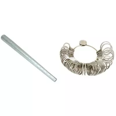 Steel Ring Stick Mandrel Sizer & Finger Gauge Size 1-15 Jewelers Tools • $21.10