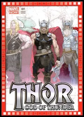 2013 UD Marvel Now!  CUTTING EDGE VARIANT COVER  #110-ER..THOR GOD OF THUNDER #1 • $4