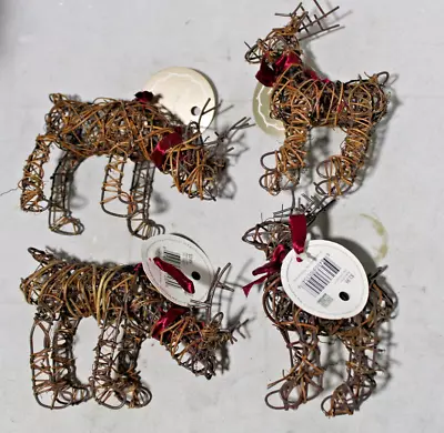 4 Vintage Martha Stewart Woodland Holiday Ornaments NWT Deer • $24.99