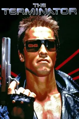 The Terminator Arnold Schwarzenegger 80s Movie Iron On Tee T-shirt Transfer A5 • £2.39