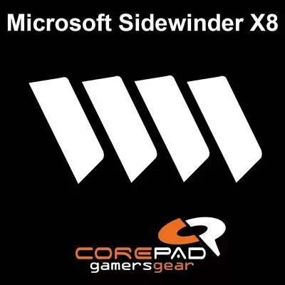 Corepad Skatez Microsoft Sidewinder X8 Replacement Mouse Feet Hyperglide Teflon • $12.99