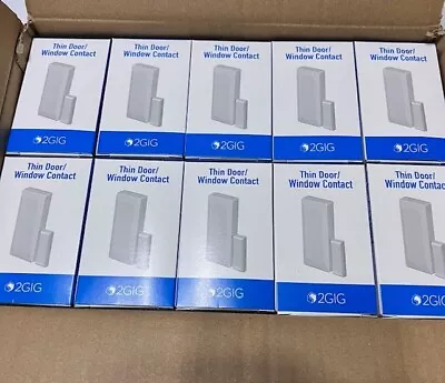 Brand New 2GIG 2GIG-DW10-345 Wireless Thin Door Or Window Sensor PACK OF 20 • $329.99