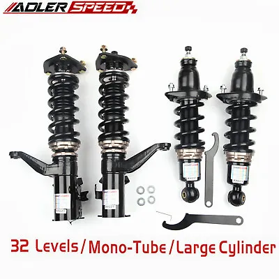 ADLERSPEED Coilovers Lowering/ 32-Way Damping For Honda Civic & SI 01-05 EM2 EP3 • $497