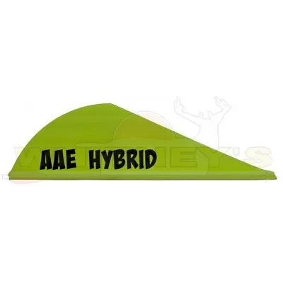 AAE Archery Hybrid HP Vanes - Yellow - 50pk - HYHPYE50 • $14.99