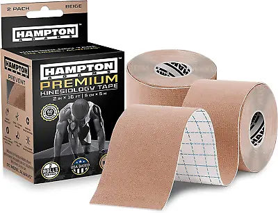 (2 Pack) Premium Kinesiology Tape | Athletic Tape Supports & Protects Muscles K • $20.95