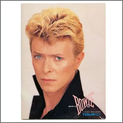 £115 • Buy David Bowie 1983 Serious Moonlight European Tour Itinerary + Programme (UK)