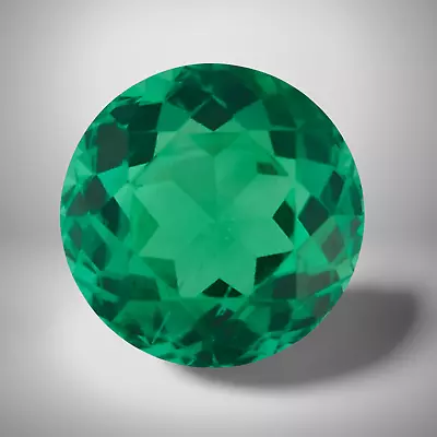 Emerald Round Cut Gemstone 0.16 Cts - 3 Mm Vivid Precious Jewelry Gem • $9.99