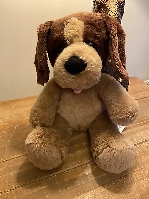 Build A Bear Brown Puppy Dog Soft Toy 14” Plush Excellent Condition  • £9.99