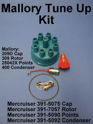 Mercruiser Tune Up Kit Chevy V8 1978-1982 391-5075t1 391-7057 391-5090 391-5092 • $89.95