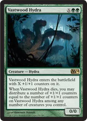 Moderate Play S-Chinese MTG Regular Vastwood Hydra Magic 2014 Magic The Gatheri • $0.99