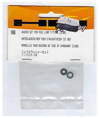 Vintage RC Car HPI 1468 Washer Set Fuel Line Fitting Nitro Star T-15/21BB/S-25 • $9.99