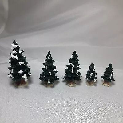 Lot Of 5 Miniature Lemax Trees. Preowned • $25