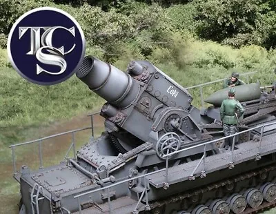 Model Tank Wwii German Loki Railway Gun *crew Included* Free Usa Shipping! • $395