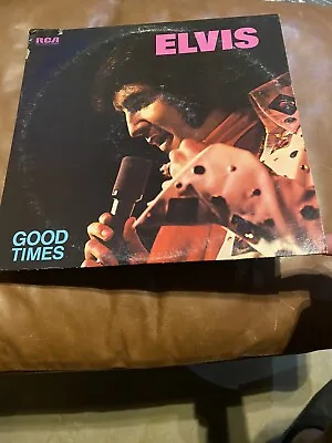 Elvis Presley King Vinyl CPL10475 Good Times Record Album Vintage Lp 12” 33 Rpm • $14.99