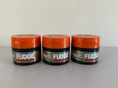 3 X Fudge Professional Hair Sculpt Shaper Hold Factor 4 Natural Hold 25g Each • £13.99