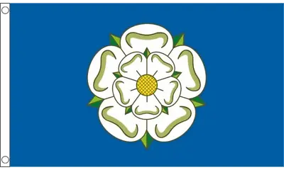 3ft X 2ft (90cm X 60cm) New Yorkshire Rose British County Polyester Banner Flag • £5.49