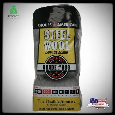 12-Pad Pack Of Extra Fine Grade Steel Wool #000 • $7.37