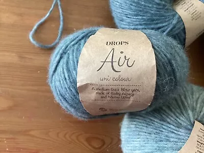 Drops Air Yarn  Nine Skeins • $26