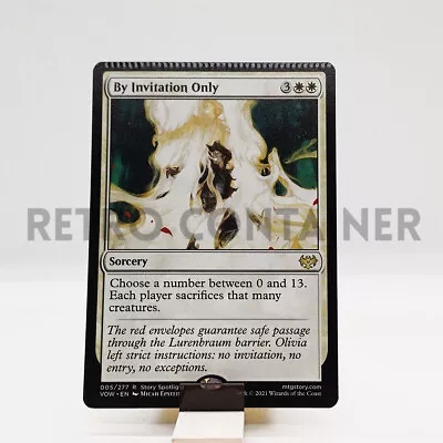 MTG Magic VOW Innistrad Crimson Vow - 1x EN NM 005 By Invitation Only *CRIMPED* • $10.75