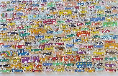 James Rizzi TRAFFIC Cars 1988 2x Hand Signed 3-D Large Serigraph Pop Art Framed • $7980