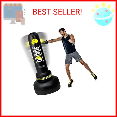 Punching Bag With Stand Adult - 69  Freestanding Men Heavy Standing Boxing Equip • $46.99