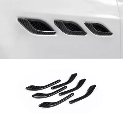 Carbon Fiber Style Side Door Air Vent Cover Trim 6pcs Fit For Maserati Ghibli • $53.27