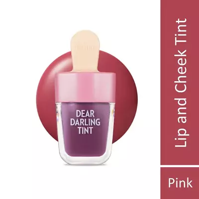 ETUDE HOUSE Dear Darling Water Gel Lip And Cheek Tint Lipstick - PK004 (4.5gm) • $22.17