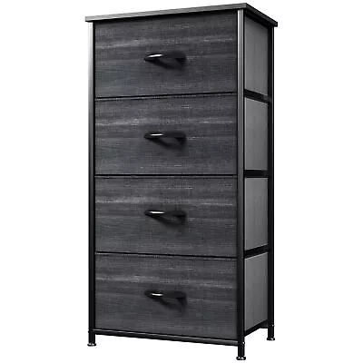 TAUS Dresser For Bedroom With 4 Drawers Fabric Storage Tower Cloth Organizer • $38.13