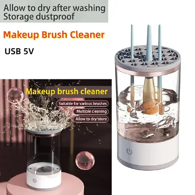Electric Makeup Brush Cleaner Automatic Cosmetic Brushes Cleaning Machine • $9.88