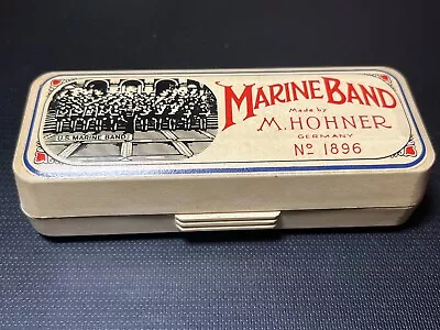 Harmonica M Hohner Marine Band No 1896 A440 Key Of C Germany Original Box • $16.95