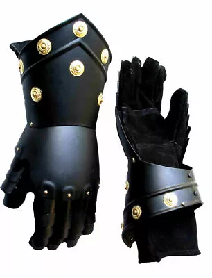 £34.09 • Buy Medieval Gauntlets Functional Knight Mitten Gloves For Armour