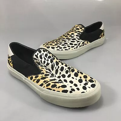 Straye 13 Leopard Animal Print Skateboarding Gym Shoes Sneakers Slip-On NEW • $44.55