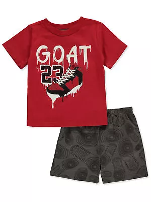 Quad Seven Baby Boys' 2-Piece GOAT Shorts Set Outfit • $12.99