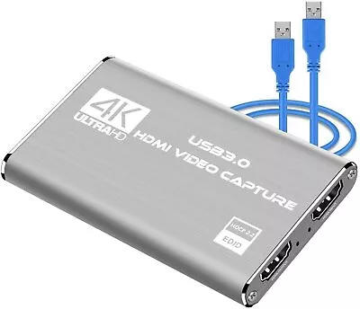 $27.99 • Buy DIGITNOW! 4K Audio Video Capture Card USB 3.0 HDMI Video Capture Device Full HD
