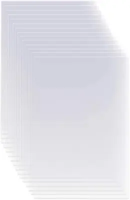 15 Pack 6 Mil Clear Mylar Stencil Sheets 12  X 24  Blank Stencils Reusable Tem • $23.32