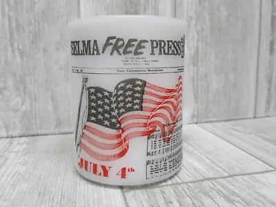 Vintage Federal Selma Free Press 1974 July 4th Coffee Cup Mug Heat Proof USA • $8