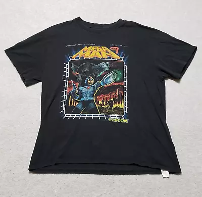 Mega Man Shirt Adult Large Black Video Games Mens • $3.95