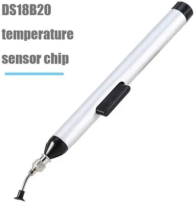 $9.98 • Buy FFQ939 Black Pro Vacuum Pickup Pen Includes 3 Suction Heads ESD Safe Suction Pen