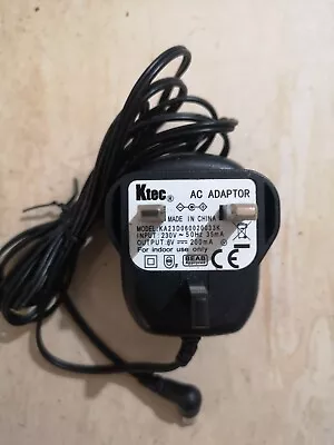 K Tec Ac Adapter Ka23d060020033k 6V 200mA • £4.85