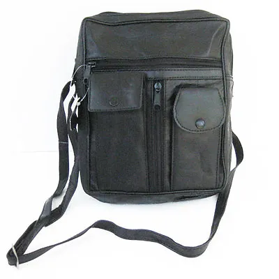 Men's Leather Bag Cross Body Messenger Travel Organizer Kit Phone Purse Satchel • $27.56