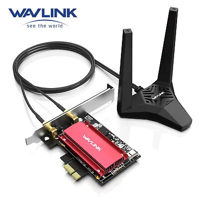 AX3000 WiFi 6E PCIe WiFi Card Tri-Band PCIe Network Card Bluetooth 5.2 Adapter • $34.99