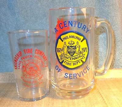 1971 Philadelphia Fire Dept. Century Of Service Mug 1969 Geigertown Pennsylvania • $19.95